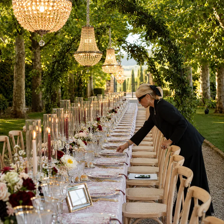 Staff hosting a private event