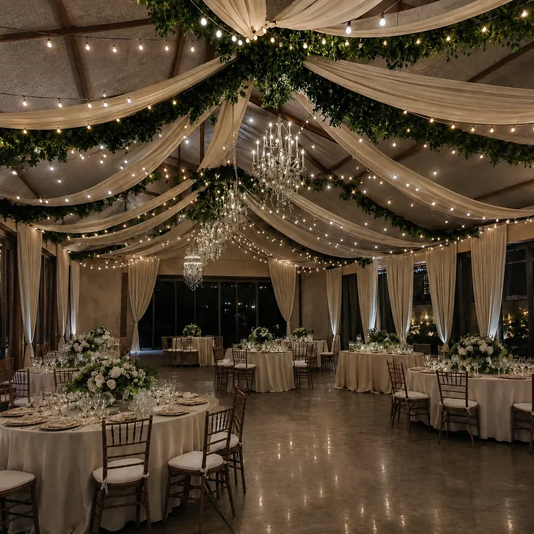 Elegant wedding table setting